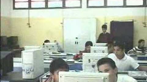 Clase de Informática 3º A 2007