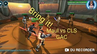 SWGOH - Maul vs CLS 3s