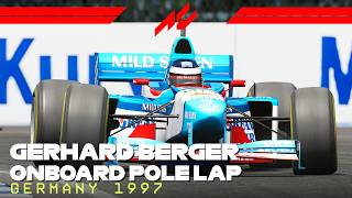 Gerhard Bergers Final Career Pole Lap | 1997 German Grand Prix | #assettocorsa
Join onboard with Gerhard Bergers Benetton B197 for a flying lap at the fast Hockenheimring, home of the 1997 German Grand Prix when he returned and claimed his last career pole position, three years since last time (with Ferrari) and after three races of absence due to sinusitis surgery and the missing of his father from an aircraft accident.
This is a a remake of this old video: https://youtu.be/LNxUBa8wiOE?si=BnPj6ZT9-jtDPmTF
If you enjoyed the video and this is the first time visiting my channel, please hit the like and subscribe and there will be more Assetto Corsa content to come.
DM on Discord (if you want): prophetimus_11
Follow me on Insta: https://www.instagram.com/prophetimus_0111/
Join my Discord Server to access my exclusive mods like the Benetton B197 sound mod and more: https://discord.gg/V4uqZMJMcR
Buy me a coffee: https://ko-fi.com/prophetimus
Car: SDD GP 1997 2.0
Hockenheim 1998 by @shin956: https://www.youtube.com/watch?v=U2jPIUbN2TQ
ReShade Preset: https://www.overtake.gg/downloads/kudos_kudos-onboard-reshade-pack-for-assetto-corsa.48125/
#assettocorsa #f1 #benetton Gerhard Bergers Final Career Pole Lap | 1997 German Grand Prix | #assettocorsa