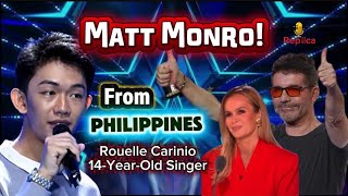 Download lagu Penampilan Luar Biasa Rouelle Carinio | Penyanyi Filipina Berusia 14 Tahun Memukau Penggemar AGT😎🎙️
