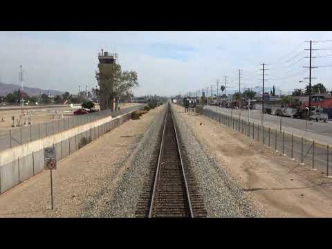 4K- Los Angeles, CA to Bakersfield, CA Amtrak Coast Starlight #14 detour over the Tehachapi Route!