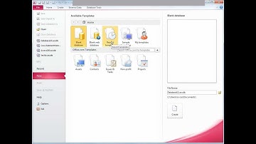 Microsoft Access 2010 Tutorial 1 of 3