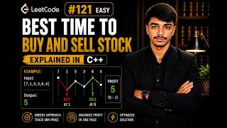 LeetCode 121 - Best Time to Buy and Sell Stock Explained in C++ | Easy Greedy