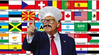 Donald Trump in different languages meme