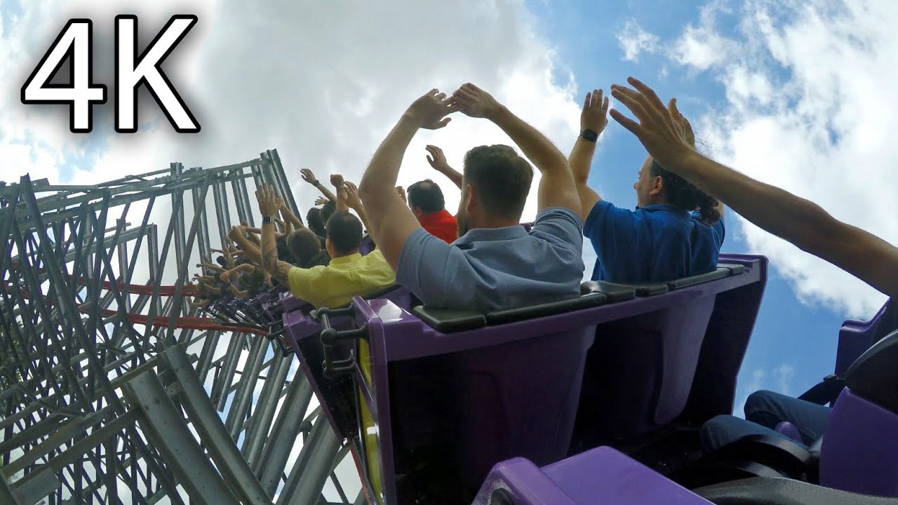 Storm Chaser left rear seat on-ride 4K POV Kentucky Kingdom