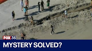 What is it? Buried artifacts appear on beach after hurricane washes away sand