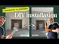 DIY: How to fit Laminate Flooring | Step by Step | SO EASY! |