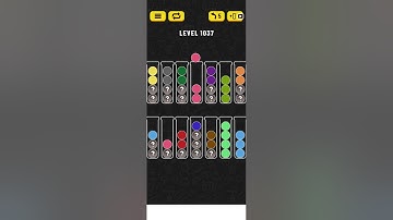 Ball sort puzzle level 1037 #ballsortpuzzle