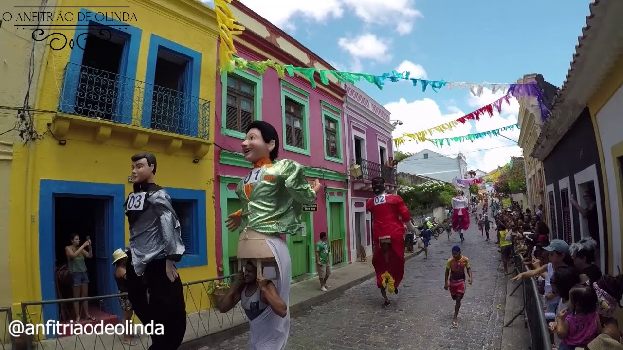 Corrida dos BONECOS GIGANTES de Olinda - Carnaval 2020