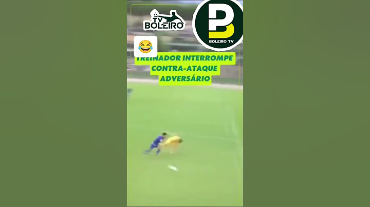TREINADOR INTERROMPE A JOGADA EM UM GRANDE CONTRA ATAQUE DO TIME ADVERSÁRIO #futebol #soccer #futbol