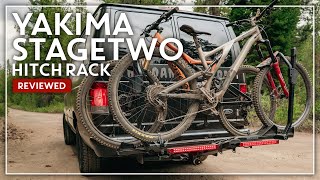 Yakima StageTwo Bike Rack Review #bikerack #yakima #emtb