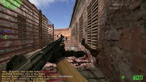 6 kills in a round,knifed one,using m3 cs 1.6 in de_mirage