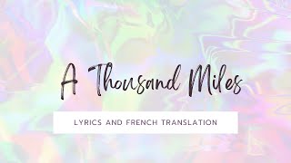A thousand miles (Acoustic cover) - Cimorelli and Lynne Cimorelli | Lyrics and french translation