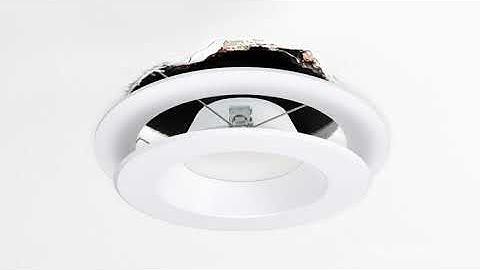 4" & 6" Goof Rings for Recessed Lights, White Trim Ring, 12-Pack