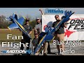 Blue angels rc demo flight by apexxrc  fan flight  motion rc