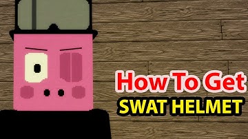 How To Get SWAT HELMET Skin Badge Morph In PIGGY RP WIP ALL NEW UPDATE AND LOCATION ROBLOX