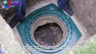 Septic Tank Riser Installation - Polylok Riser System from Septic Solutions®