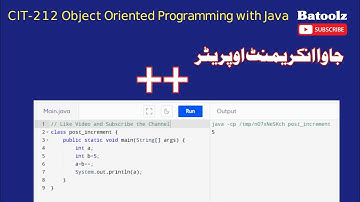 Java Increment Decrement Operator | Pre Increment vs Post Increment | Increment Operators in Urdu