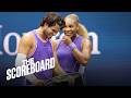 Serena Williams & Carlos Alcaraz Stunned in US Open Mixed Doubles | The Scoreboard