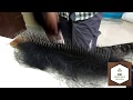 How to hackle human hair using hackling tool | Arranging hair part V | RM Indian Hair