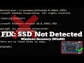 How to Fix SSD NVME Not Detected in Windows Recovery (WinRE) on Modern Laptops