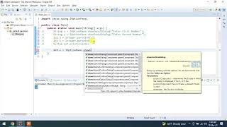Adding Two Number getting data from JOptionPane