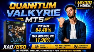 Details Quantum Valkyrie MT5  Backtest | win rate 84.40% | EA Forex Store News