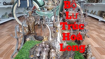 Bộ Ấm Trà Hoàng Gia _ Lư Trúc Hoá Long _ Bộ 12 Con Giáp. Trưa 03/5#đồxưa #đồđồnghưngphát #đồcổ #đồcũ