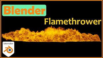 Blender Flamethrower Test!