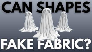Can I Make Tinkercad Shapes Look Like Flowing Fabric?