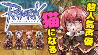 【RO】声優 花江夏樹と『猫』になって野生の本能を解放したい男達【ラグナロクオンライン】