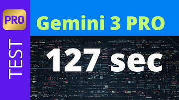 Gemini 3 PRO in 127 seconden