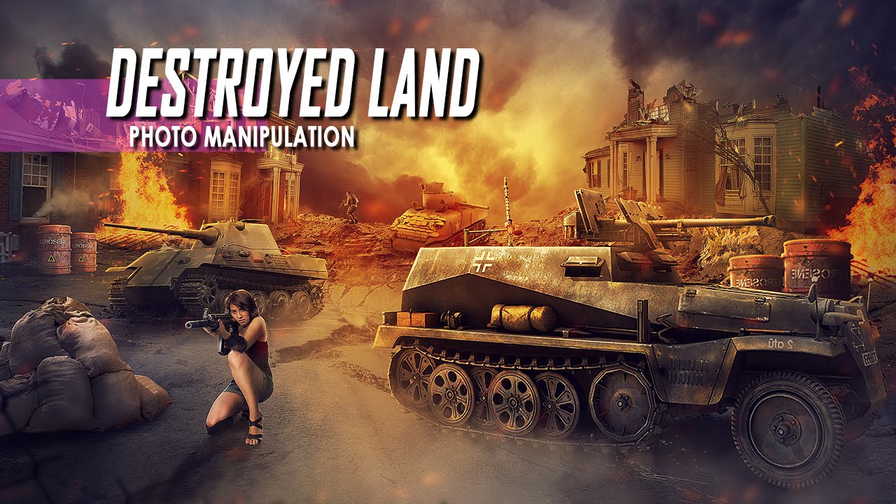 Destroyed Land - Photoshop Manipulation SpeedArt By rafyA