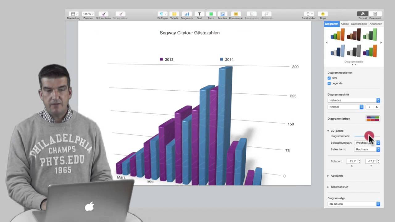 Diagramme In Pages Youtube