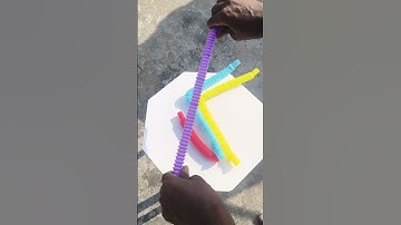 Fun!  Pop tubes change Colour DIY ASMR #realxing #colour #poptubesound #oddasmr #satisfy #diy #short