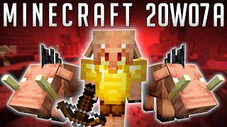 Minecraft Snapshot 20W07A Piglins Et Hoglins