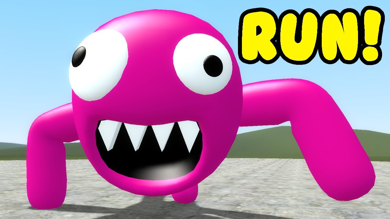 Can We Survive Scary Pink Monster?! (Garry's Mod)