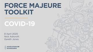Covid-19: Force Majeure Clauses in Commercial Contracts