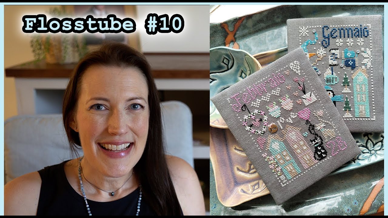 Flosstube #10 Stitching Treasures from our Attic and a Pagoda!