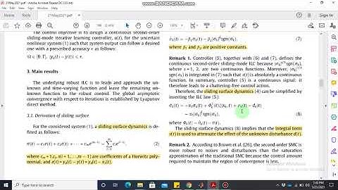 Iterative learning control via continuous sliding mode technique using MATLAB