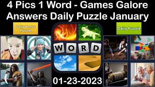 4 Pics 1 Word - Games Galore - 23 January 2023 - Answer Daily Puzzle + Bonus Puzzle screenshot 3