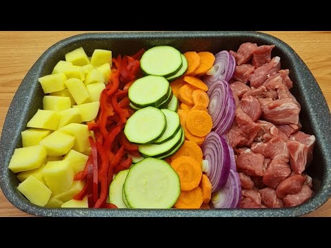 Video: Fleisch Mit Gemüse