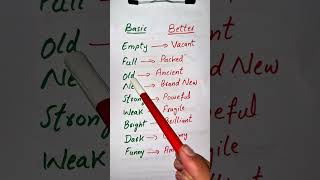 Stop Using Basic English: Upgrade To Advanced IELTS Vocabulary! 🎓 #shorts #ielts #englishlearning
