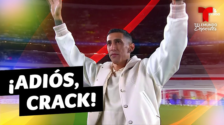 Hermoso homenaje a Ángel Di María en el Monumental | Telemundo Deportes