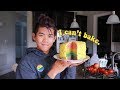 Baking a rainbow cake for my birthday because GAY