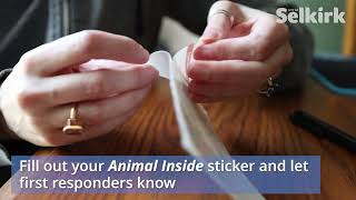 This Sticker Could Save Your Pet’s Life in an Emergency