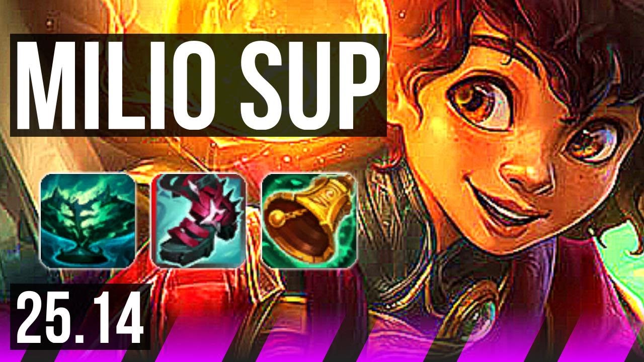 MILIO & Ashe vs ELISE & Wukong (SUP) | 3/3/32, 12k DMG | EUW Master | 25.14