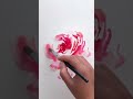 Real time rose painting #shorts #watercolor #watercolorart #watercolortutorial #watercolourpainting