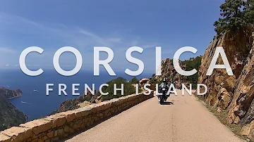 CORSICA on a motorbike with 3D Maps
