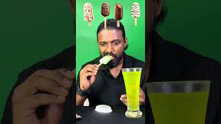Ben and Jerry’s kiwi ice cream lollipop mukbang asmr